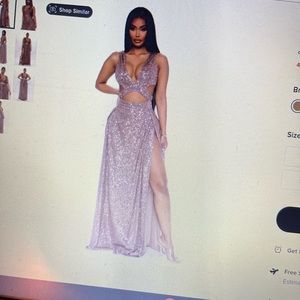 Fashion Nova Sequin Glam Gown